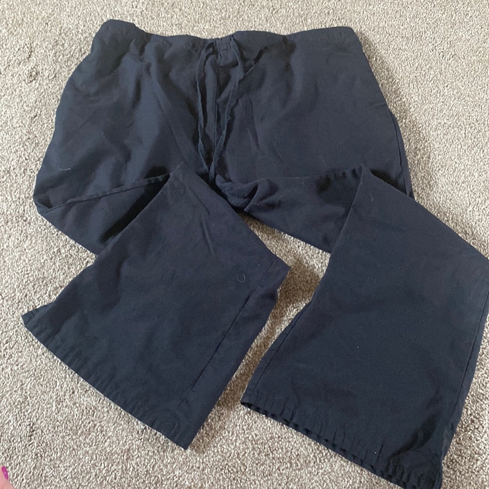 Black Scrub Pants